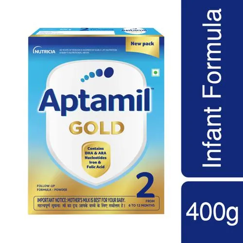 Aptamil Gold Stage 2 Follow up Infant Formula Powder 400 gm Bag-In-Box