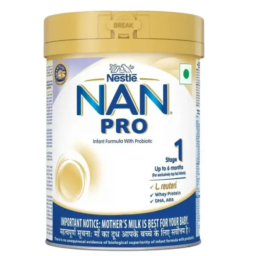 Nestle NAN PRO 1 Infant Formula Powder with Probiotic Upto 6 months Stage 1 – 400 gm Bag-In-Box Pack