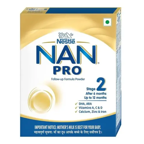 Nestle NAN PRO 2 Follow Up Formula Powder Stage 2 After 6 Months – 400 gm Bag In Box Pack